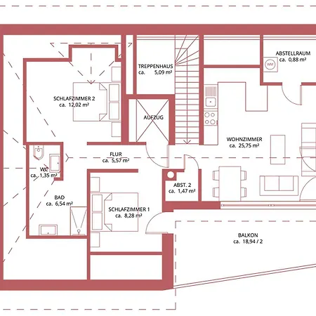 Apartment Residenz - Himmelstraeumer - Penthouse - Sauna - Parkplatz *